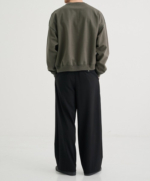 パンツ markaware TRIPLE PLEATED WIDE TROUSERS MARKAWARE/マーカウェア】TRIPLE PLEATED WIDE TROUSERS（スラックス