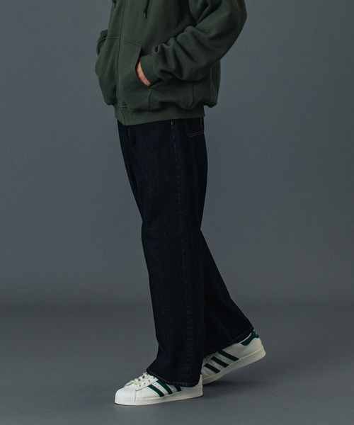 XLARGE（エクストララージ）の「RAGE LOGO DENIM PANTS（デニムパンツ・メンズ・ブラック/インディゴブルー/ライトインディゴブルー・30inch/32inch/34inch/36inch）」の2枚目の写真