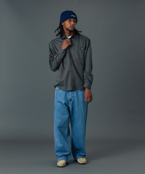 XLARGE（エクストララージ）の「RAGE LOGO DENIM PANTS（デニムパンツ・メンズ・ブラック/インディゴブルー/ライトインディゴブルー・30inch/32inch/34inch/36inch）」の17枚目の写真