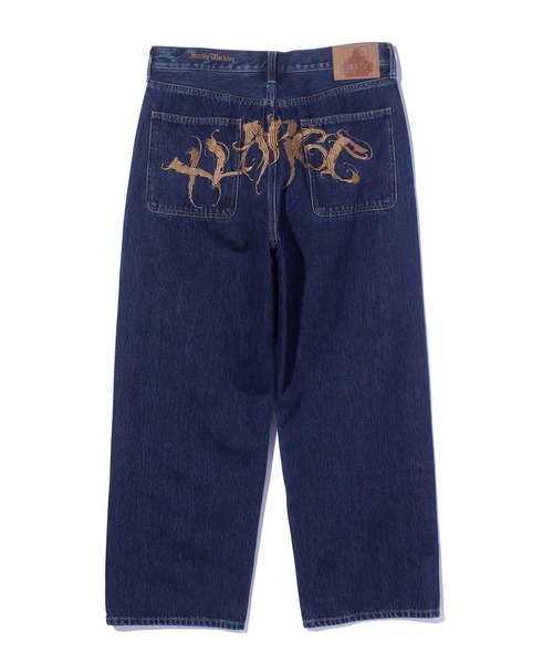 XLARGE（エクストララージ）の「RAGE LOGO DENIM PANTS（デニムパンツ・メンズ・ブラック/インディゴブルー/ライトインディゴブルー・30inch/32inch/34inch/36inch）」の21枚目の写真