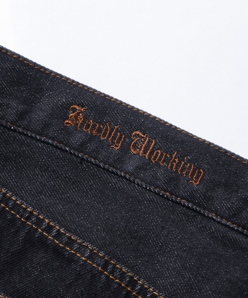 XLARGE（エクストララージ）の「RAGE LOGO DENIM PANTS（デニムパンツ・メンズ・ブラック/インディゴブルー/ライトインディゴブルー・30inch/32inch/34inch/36inch）」の5枚目の写真