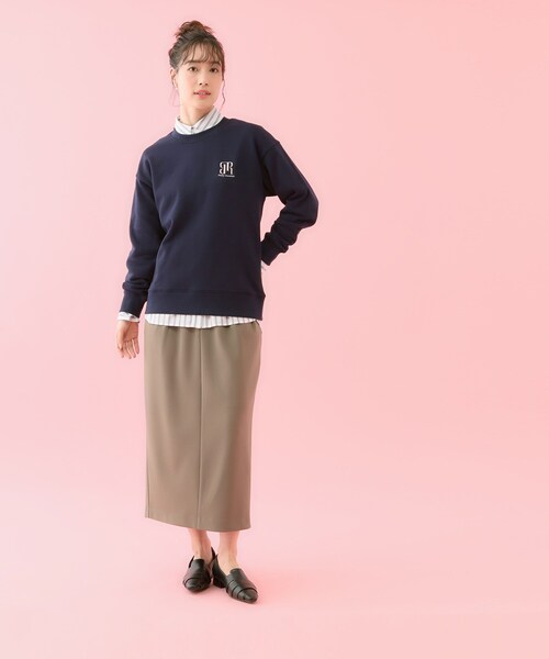 grove（グローブ）の「【コラボITEM】Philly Chocolate 裏毛プルオーバー（スウェット・レディース・ネイビー/ピンク/グレー・03/02/04）」の15枚目の写真