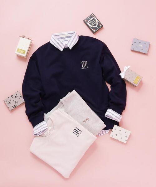 grove（グローブ）の「【コラボITEM】Philly Chocolate 裏毛プルオーバー（スウェット・レディース・ネイビー/ピンク/グレー・03/02/04）」の16枚目の写真