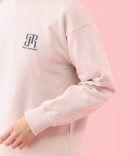 grove（グローブ）の「【コラボITEM】Philly Chocolate 裏毛プルオーバー（スウェット・レディース・ネイビー/ピンク/グレー・03/02/04）」の22枚目の写真