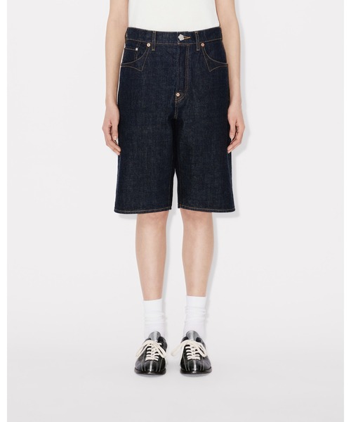 KENZO(ケンゾー)の「ローウエスト ボーイフレンド バミューダ イン ジャパニーズ デニム(デニムパンツ・レディース・ブルー系その他7・26)」の3枚目の写真