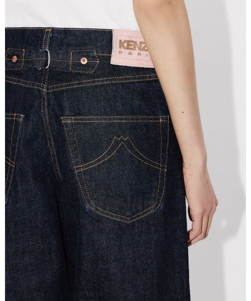 KENZO(ケンゾー)の「ローウエスト ボーイフレンド バミューダ イン ジャパニーズ デニム(デニムパンツ・レディース・ブルー系その他7・26)」の6枚目の写真