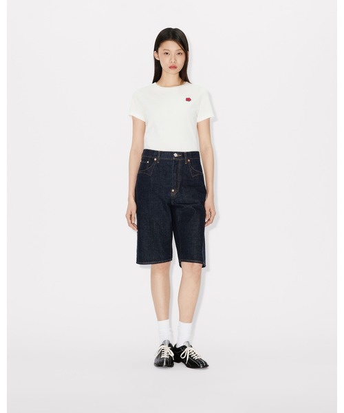 KENZO(ケンゾー)の「ローウエスト ボーイフレンド バミューダ イン ジャパニーズ デニム(デニムパンツ・レディース・ブルー系その他7・26)」の7枚目の写真