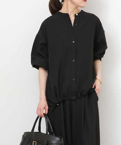 JOURNAL STANDARD relume（ジャーナルスタンダード　レリューム）の「《一部WEB限定》［2点セット］メランジツイルセットアップ（つなぎ/オールインワン・レディース・ライトグレー/ブラック/ネイビー・38/36）」の8枚目の写真