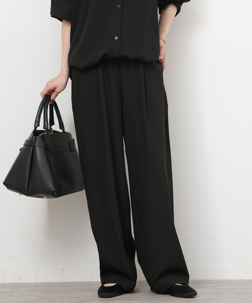 JOURNAL STANDARD relume（ジャーナルスタンダード　レリューム）の「《一部WEB限定》［2点セット］メランジツイルセットアップ（つなぎ/オールインワン・レディース・ライトグレー/ブラック/ネイビー・38/36）」の12枚目の写真