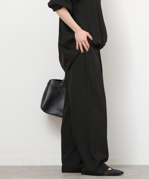 JOURNAL STANDARD relume（ジャーナルスタンダード　レリューム）の「《一部WEB限定》［2点セット］メランジツイルセットアップ（つなぎ/オールインワン・レディース・ライトグレー/ブラック/ネイビー・38/36）」の13枚目の写真