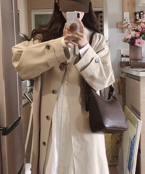 Flugge（フラッジー）の「パフスリーブシャツワンピース（シャツワンピース・レディース・ホワイト・LARGE/MEDIUM）」の2枚目の写真