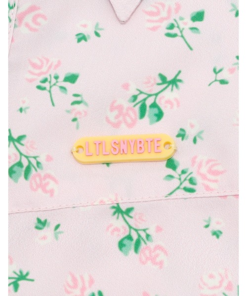 Little sunny bite(リトルサニーバイト)の「【Little Sunny Bite】floral shirts(シャツ/ブラウス・レディース・ピンク/ブラック・MEDIUM/SMALL)」の13枚目の写真