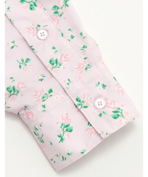 Little sunny bite(リトルサニーバイト)の「【Little Sunny Bite】floral shirts(シャツ/ブラウス・レディース・ピンク/ブラック・MEDIUM/SMALL)」の16枚目の写真