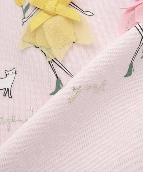 kate spade new york kids(ケイトスペードニューヨーク)の「チューリップガールズ長袖Tシャツ(Tシャツ/カットソー・キッズ・ピンク・130cm/120cm/110cm/100cm/90cm)」の5枚目の写真
