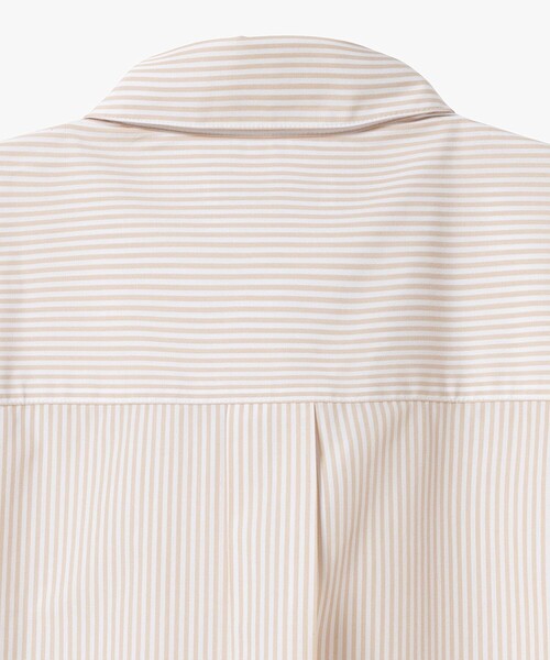 LACOSTE(ラコステ)の「レイヤード風デザイン ストライプシャツ(シャツ/ブラウス・レディース・ベージュ/ネイビー・38/34/36/40)」の14枚目の写真