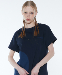 BASIC HEART SET UP_TOP(NAVY)