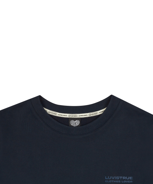 LUVISTRUE(ラヴイズトゥルー)の「BASIC HEART SET UP_TOP(NAVY)(Tシャツ/カットソー・レディース・その他・FREE)」の4枚目の写真