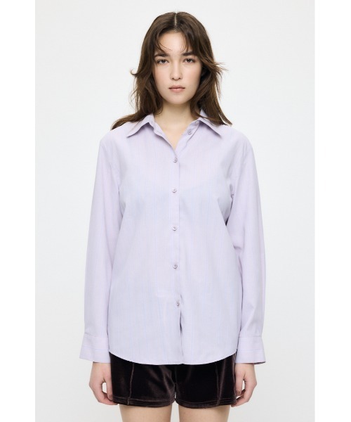 MOUSSY（マウジー）の「【26年SS新作】シャツ & ビスチェ セット（アンサンブル・レディース・ピンク系その他/ホワイト系その他/ブルー・FREE）」の15枚目の写真