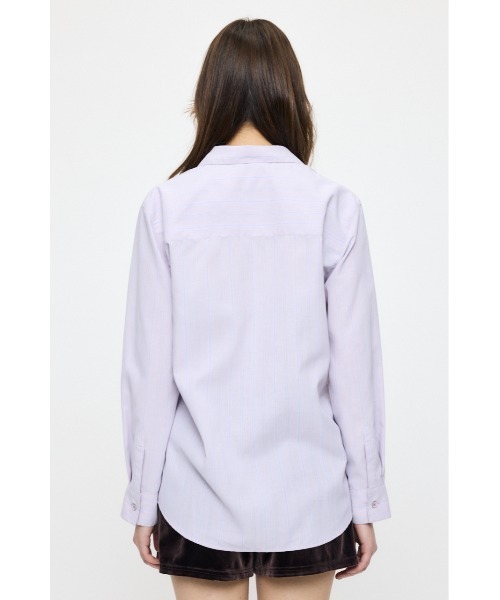 MOUSSY（マウジー）の「【26年SS新作】シャツ & ビスチェ セット（アンサンブル・レディース・ピンク系その他/ホワイト系その他/ブルー・FREE）」の16枚目の写真