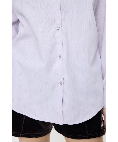 MOUSSY（マウジー）の「【26年SS新作】シャツ & ビスチェ セット（アンサンブル・レディース・ピンク系その他/ホワイト系その他/ブルー・FREE）」の21枚目の写真