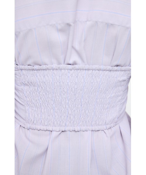 MOUSSY（マウジー）の「【26年SS新作】シャツ & ビスチェ セット（アンサンブル・レディース・ピンク系その他/ホワイト系その他/ブルー・FREE）」の9枚目の写真