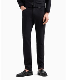 EMPORIO ARMANI | 【エンポリオ アルマーニ】5ポケットパンツ ストレッチナイロン グログランパターン(デニムパンツ)