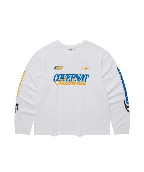 COVERNAT(カバーナット)の「レーシングクラブグラフィックロングスリーブホワイト(Tシャツ/カットソー・メンズ・その他・SMALL/MEDIUM/LARGE/X-LARGE)」の2枚目の写真