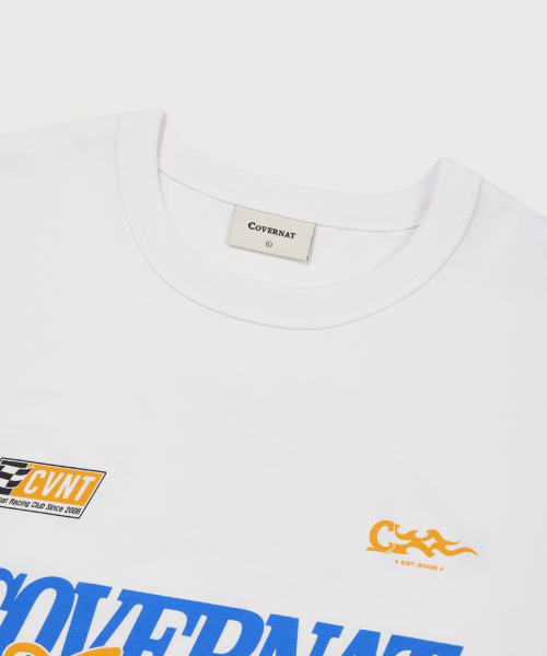 COVERNAT(カバーナット)の「レーシングクラブグラフィックロングスリーブホワイト(Tシャツ/カットソー・メンズ・その他・SMALL/MEDIUM/LARGE/X-LARGE)」の7枚目の写真