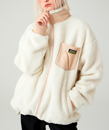 URBANAGE（アーバンエイジ）の「アーバンリバーシブルフリースジャケット_アイボリー（その他アウター）」