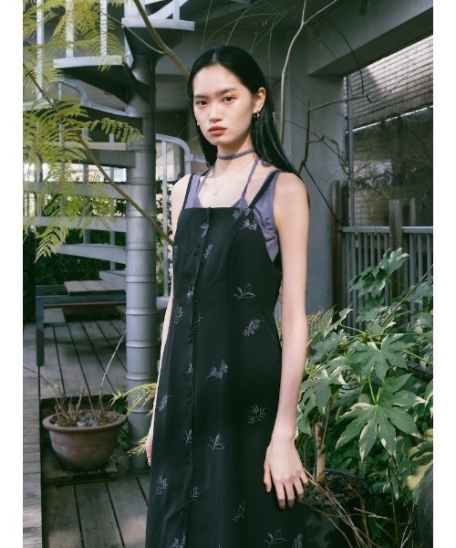 sahara(サハラ)の「【PRE ORDER】Flower Embroidery Dress(ワンピース・レディース・ブラック/ベージュ/ライトグレー・FREE)」の16枚目の写真