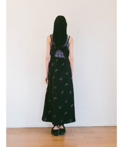 sahara(サハラ)の「【PRE ORDER】Flower Embroidery Dress(ワンピース・レディース・ブラック/ベージュ/ライトグレー・FREE)」の21枚目の写真