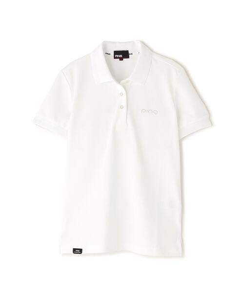 PING(ピン)の「【PING APPAREL】レイブロック半袖ポロシャツ <PERFORMANCE> (LADIES)(ポロシャツ・レディース・ホワイト/ブルー系その他/ブラック・L/LL/M/S)」の18枚目の写真