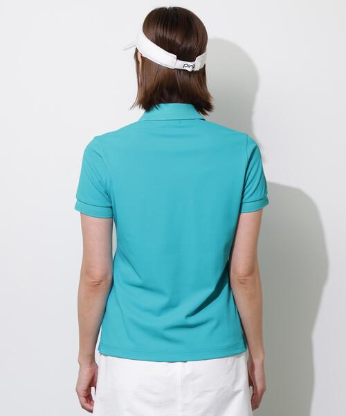 PING(ピン)の「【PING APPAREL】レイブロック半袖ポロシャツ <PERFORMANCE> (LADIES)(ポロシャツ・レディース・ホワイト/ブルー系その他/ブラック・L/LL/M/S)」の22枚目の写真