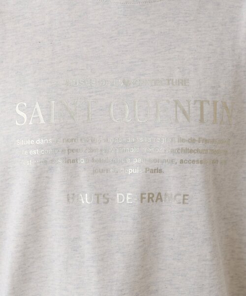 DISCOAT(ディスコート)の「箔プリントTシャツ(Tシャツ/カットソー・レディース・オフホワイト/ライトベージュ/ブラウン・FREE)」の16枚目の写真