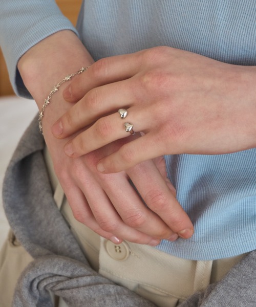 Birthday room(バースデイルーム)の「ハートボルトリング/heart bolt ring(リング・レディース・ブラック/シルバー・FREE)」の15枚目の写真