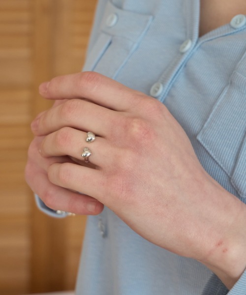 Birthday room(バースデイルーム)の「ハートボルトリング/heart bolt ring(リング・レディース・ブラック/シルバー・FREE)」の13枚目の写真