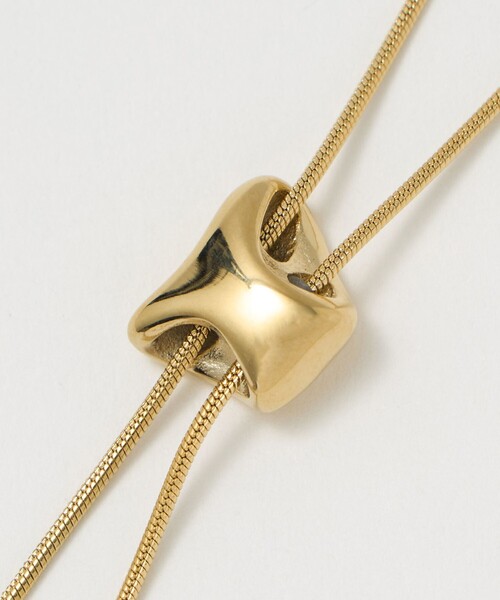 green label relaxing（グリーンレーベルリラクシング）の「スライド メルティバー ネックレス（ネックレス・レディース・シルバー/ゴールド・FREE）」の10枚目の写真