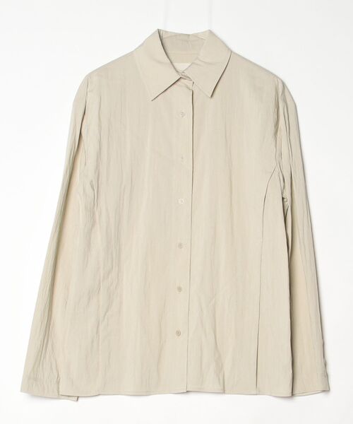 TODAYFUL（トゥデイフル）の「Sidetuck Silky Shirts（シャツ/ブラウス・レディース・ライトグリーン/ブラック/オフホワイト・FREE）」の3枚目の写真