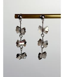 【TOMEI LAB】リボン 3連 ピアス(MA)
