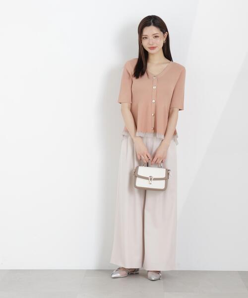 PROPORTION BODY DRESSING（プロポーションボディドレッシング）の「部分シアーペプラムニット / 1216170308（ニット/セーター・レディース・ピンク/ブラック/ブルー/グレー/ホワイト系その他/ホワイト・SMALL/MEDIUM）」の18枚目の写真
