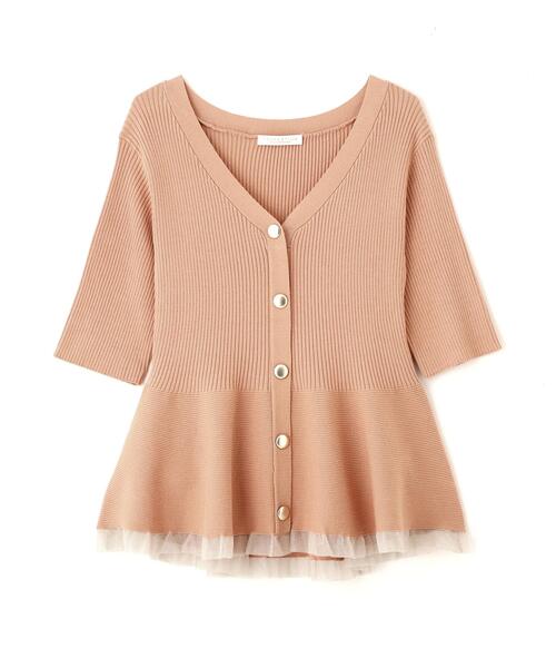 PROPORTION BODY DRESSING（プロポーションボディドレッシング）の「部分シアーペプラムニット / 1216170308（ニット/セーター・レディース・ピンク/ブラック/ブルー/グレー/ホワイト系その他/ホワイト・SMALL/MEDIUM）」の22枚目の写真