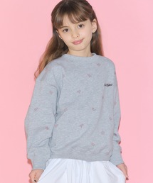 Cath Kidston（キャスキッドソン）の「キッズ　総柄プリントスウェット Rose Embroidery（スウェット）」