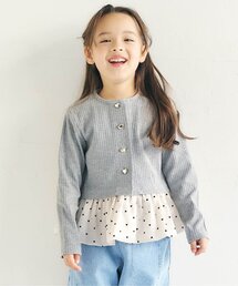 apres les cours | カーディガン&裾バルーンインナー2Pセット(アンサンブル)