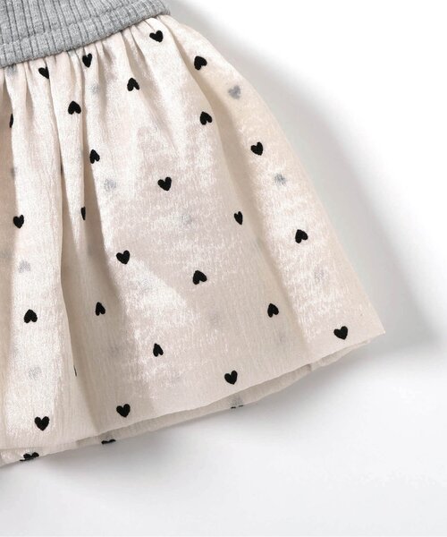 apres les cours（アプレレクール）の「カーディガン&裾バルーンインナー2Pセット（アンサンブル・キッズ・グレー/アイボリー・90/100/110/120/130/140）」の15枚目の写真