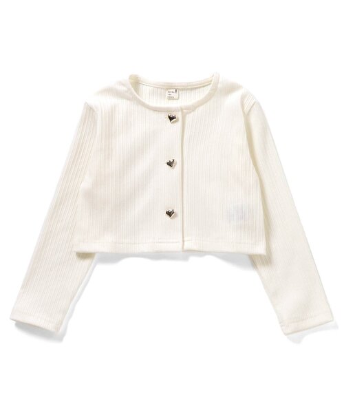 apres les cours（アプレレクール）の「カーディガン&裾バルーンインナー2Pセット（アンサンブル・キッズ・グレー/アイボリー・90/100/110/120/130/140）」の13枚目の写真