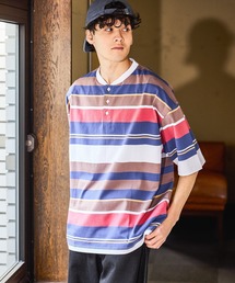 niko and… ニコアンド　シャツ　トップス　半袖　Ｍ　ボーダー　おしゃれ niko and｜ニコアンド（メンズ）のトップス（ボーダー柄）通販