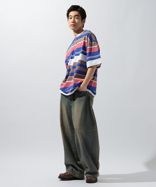 niko and...(ニコアンド)の「USACOTTONヘンリーT(Tシャツ/カットソー・メンズ・ブルー/ブラウン/ベージュ・LARGE/MEDIUM)」の15枚目の写真
