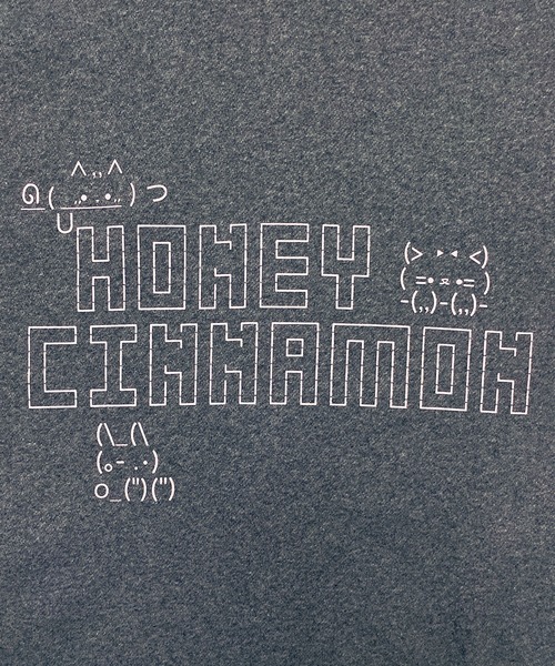 Honey Cinnamon（ハニーシナモン）の「EMOJIジップパーカー（パーカー・レディース・チャコール/ブラック・FREE）」の18枚目の写真
