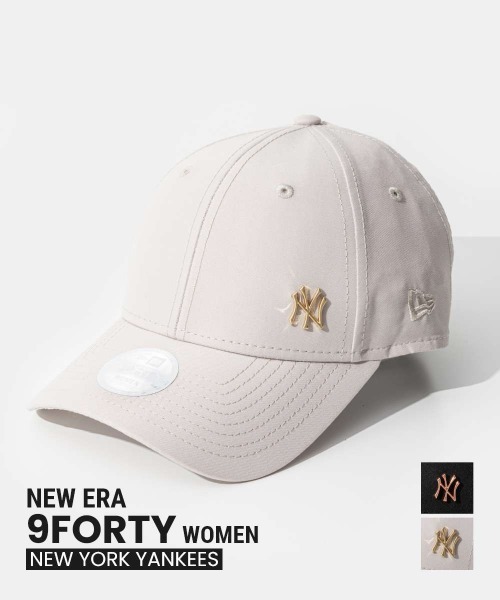 NEW ERA / 9FORTY WOMEN ニューヨーク・ヤンキース メタリック