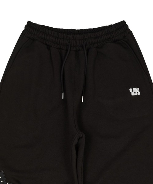 WaiKei（ワイケイ）の「セットアップ着用可能【UNISEX】Wai Kei／アップリケドットパンツ（スウェットパンツ・レディース・ブラック/ナチュラル・MEDIUM/LARGE）」の18枚目の写真